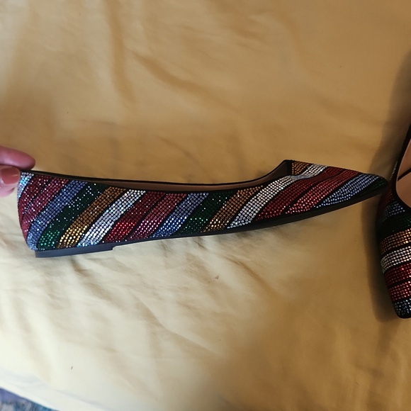 Mix No.6 Flats - multicolor jewel-tone sparkles - Picture 3 of 9